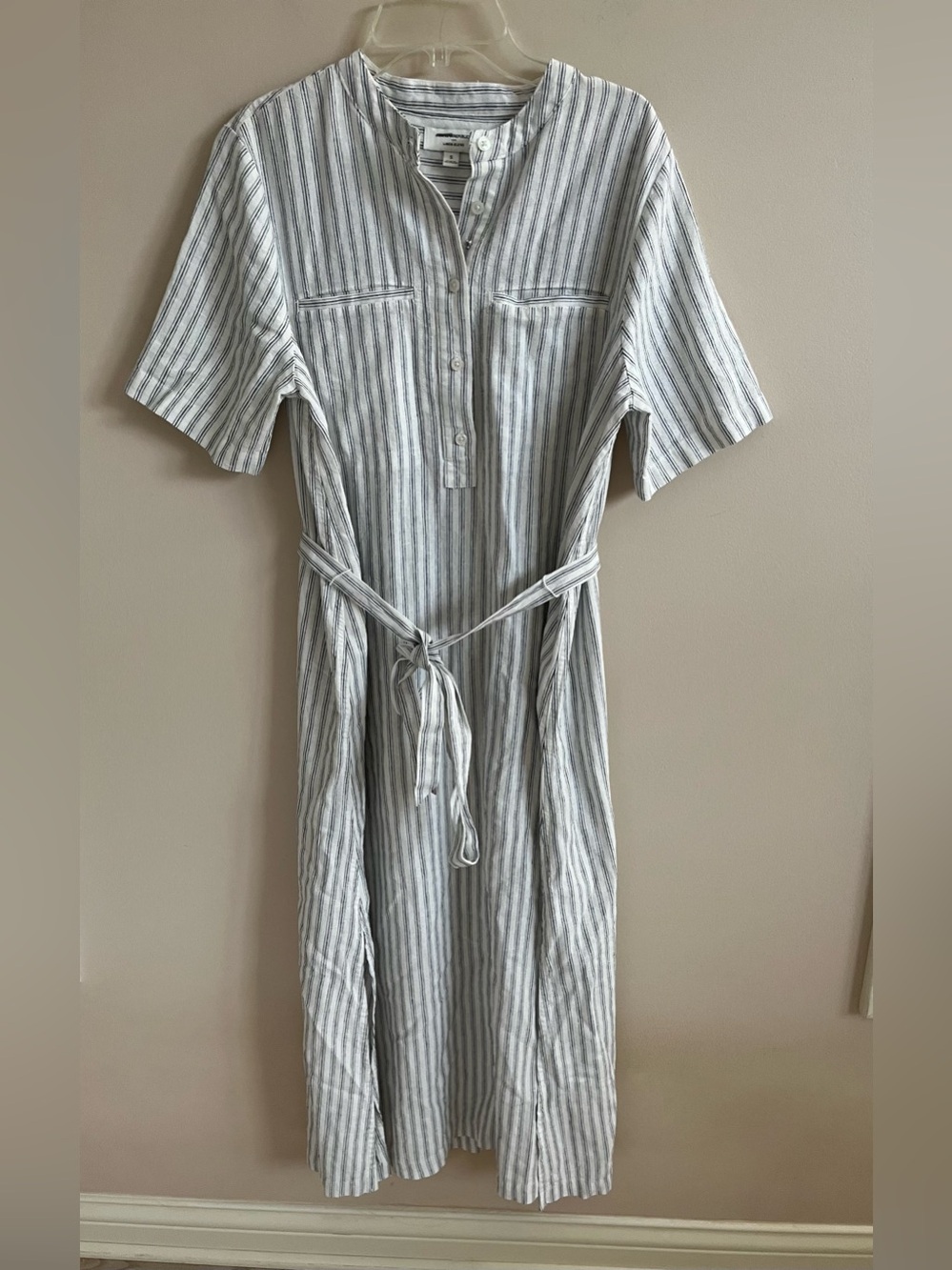 NWOT-Banana Republic Factory Linen-Blend Midi Dress, Small